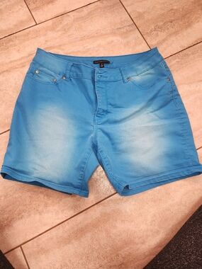 Blue Womens Jean Shorts